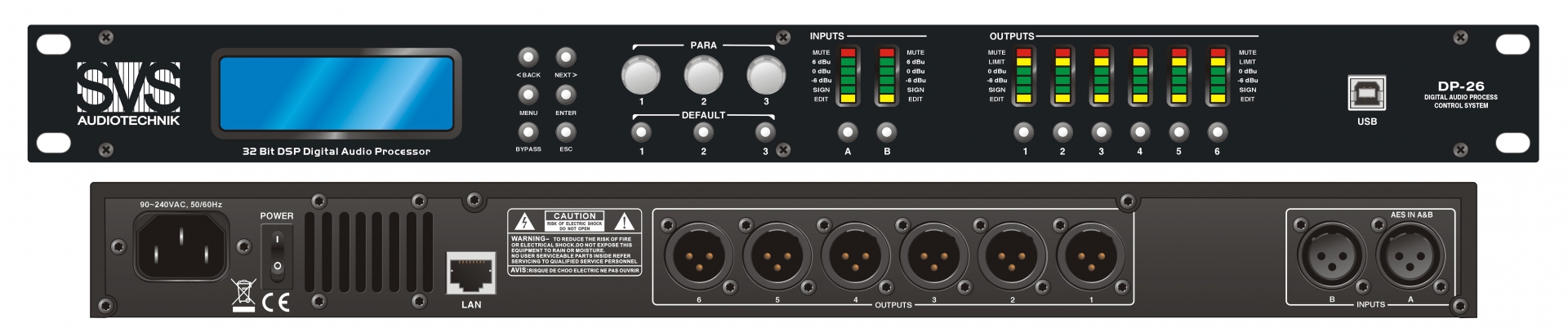 SVS Audiotechnik DP-26 Цифровой процессор: 2 входа 6 выходов в Нерюнгрях