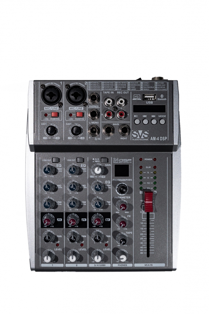 SVS Audiotechnik mixers AM-4 DSP Аналоговый микшерный пульт, 4-канала в Нерюнгрях