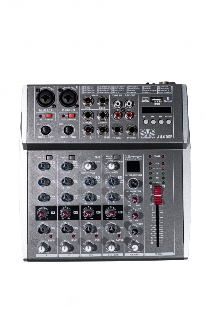 SVS Audiotechnik mixers AM-6 DSP Микшерный пульт аналоговый, 6-канальный SVS Audiotechnik mixers в Нерюнгрях