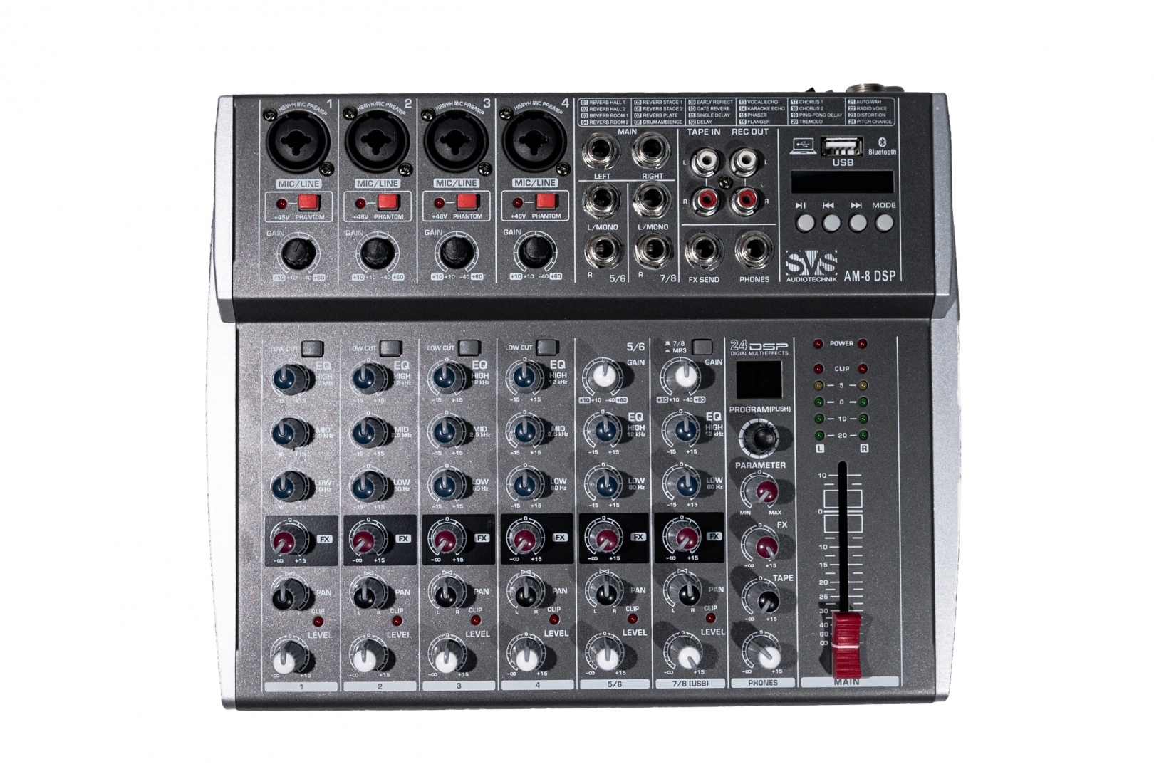 SVS Audiotechnik mixers AM-8 DSP Микшерный пульт аналоговый, 8-канальный в Нерюнгрях